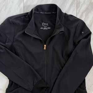 iflex Cherokee Black Scrub Jacket-Womens M